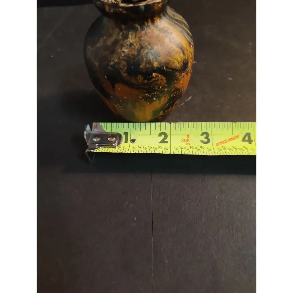 Handmade vintage marbled